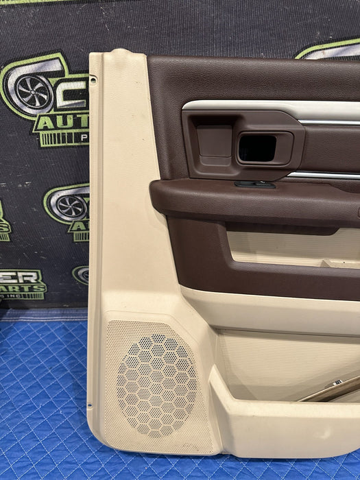 2015 DODGE RAM 2500 SLT REAR RIGHT BROWN DOOR PANEL OEM