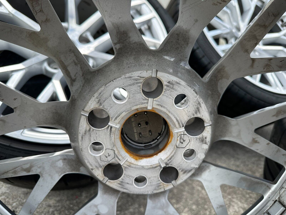 2017 2018 AUDI R8 OEM RIMS 20X11 20X8.5 WHEELS PIRELLI P ZERO TIRES 4S0601025S