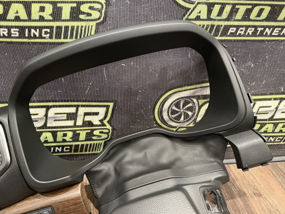 2017 NISSAN TITAN XD RESERVE CLUSTER TRIM AIR VENT TRIM ASSEMBLY OEM