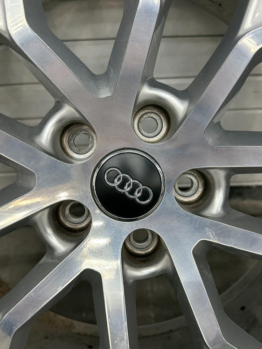 2017 AUDI R8 FRONT WHEEL RIM TIRE 245/30 20X8.5 OEM *BENT/READ*