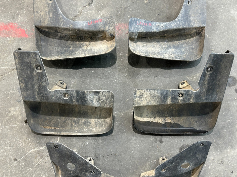 2017 NISSAN TITAN XD PRO 4X FRONT REAR MUD FLAPS SPLASH SHIELD SET OEM