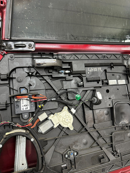2015 DODGE RAM 2500 FRONT RIGHT RED DOOR SHELL OEM (PRP)