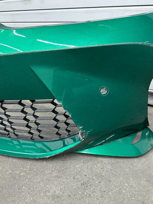 2024 BMW M3 M4 G80 G82 FRONT BUMPER OEMISLE OF MAN GREEN C4G *FLAWS 4-17, 19-21*