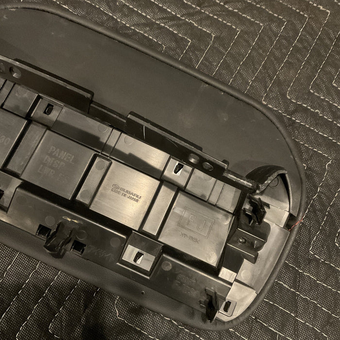 2015 Subaru WRX STI Center Dash Clock Display Trim Panel Cover OEM