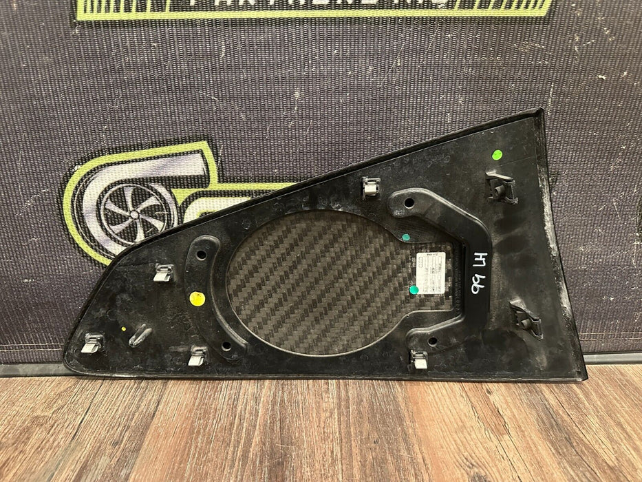 2021 AUDI R8 UPPER DRIVER LEFT CARBON FIBER TRIM OEM *MINOR PPF FLAW*