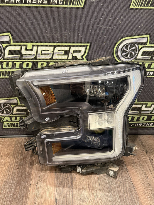 2019 FORD F150 RAPTOR DRIVER LEFT LED HEADLIGHT OEM
