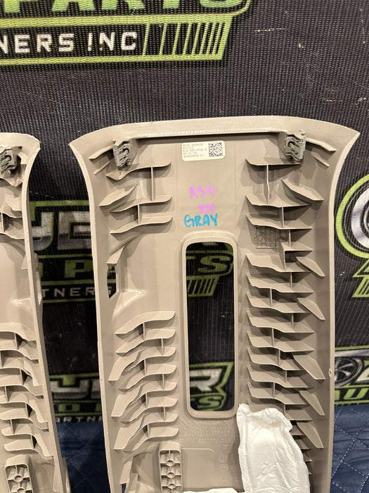 2017 2019 FORD F250 F350 F450 LIMITED LEFT RIGHT UPPER B PILLAR OEM ~SCRATCHES~