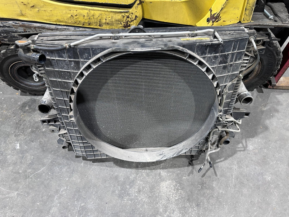 2017 NISSAN TITAN XD AC A/C COOLING RADIATOR CONDENSER ASSEMBLY OEM