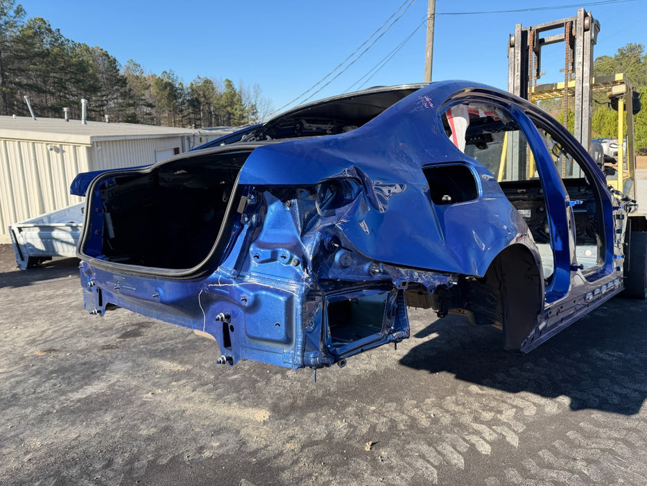 2024 BMW M3 G80 BLUE SHELL FRAME CHASSIS 4 DOOR CARBON ROOF OEM *DAMAGE*