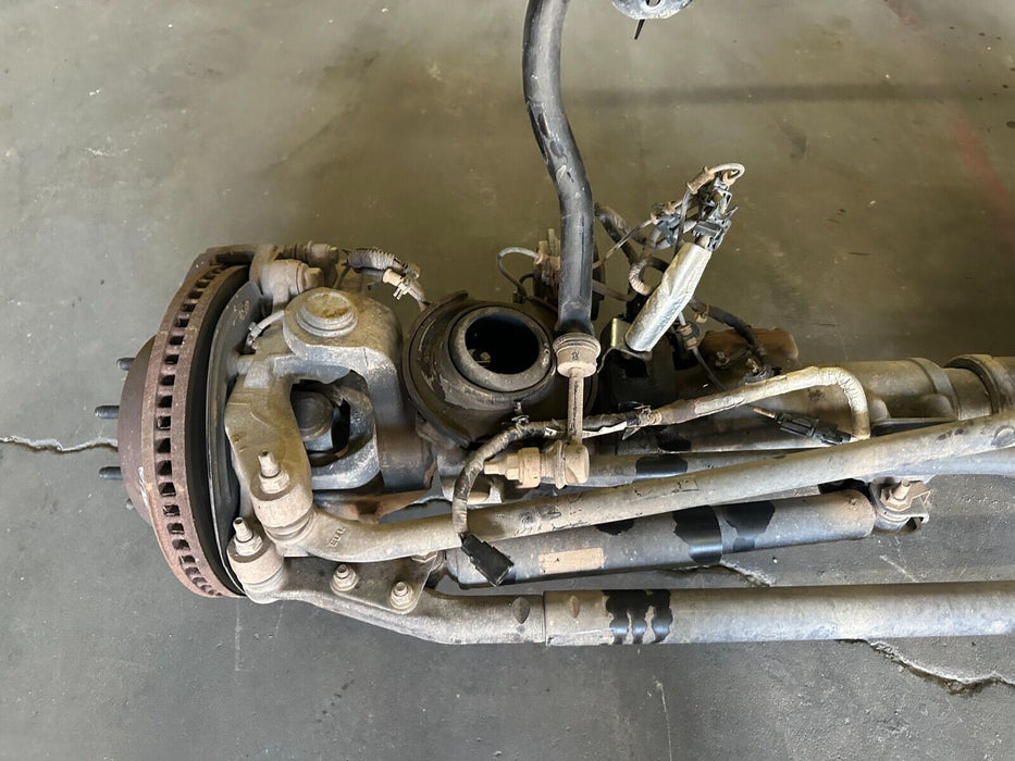 2017 RAM 2500 DIESEL 4X4 COMPLETE FRONT AXLE ASSEMBLY 3.42 RATIO X2DF123712616