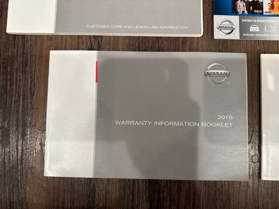2016 NISSAN TITAN OWNERS MANUAL BOOKLET SET OEM