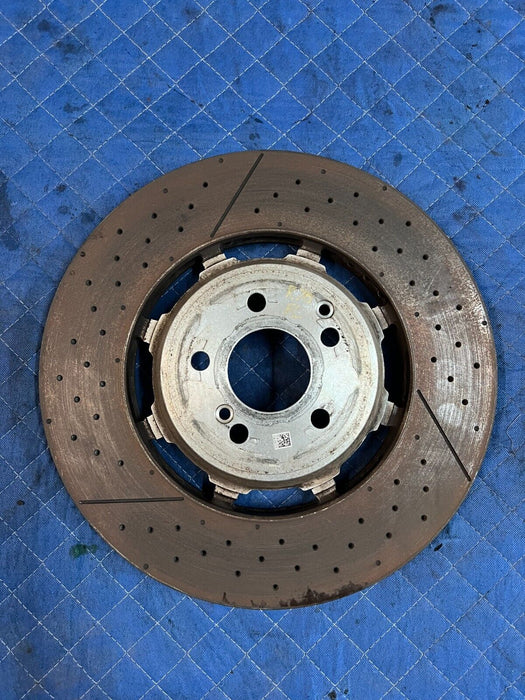 2015 MERCEDES-BENZ C63S AMG SEDAN  FRONT REAR BRAKE CALIPERS DRILLED ROTORS OEM