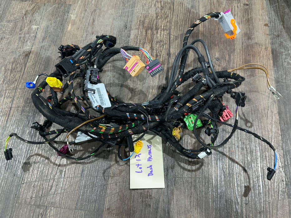 2017 AUDI R8 DASH DASHBOARD WIRING  HARNESS OEM 4S0 971 650 4S0 971 277