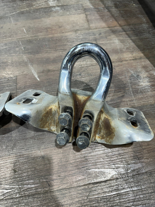2017-2019 FORD F250 F350 F450 LEFT RIGHT TOW HOOK PAIR OEM
