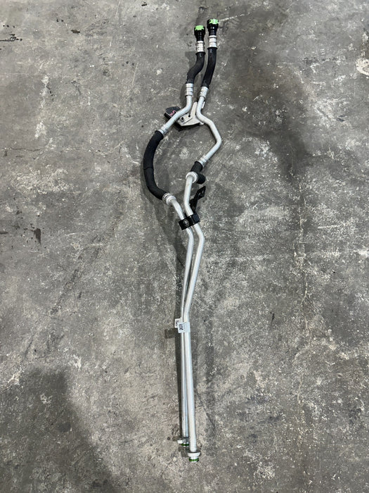 2024 BMW M3 M4 G80 G82 TRANSMISSION OIL COOLER RETURN LINE OEM 8096457 8096458