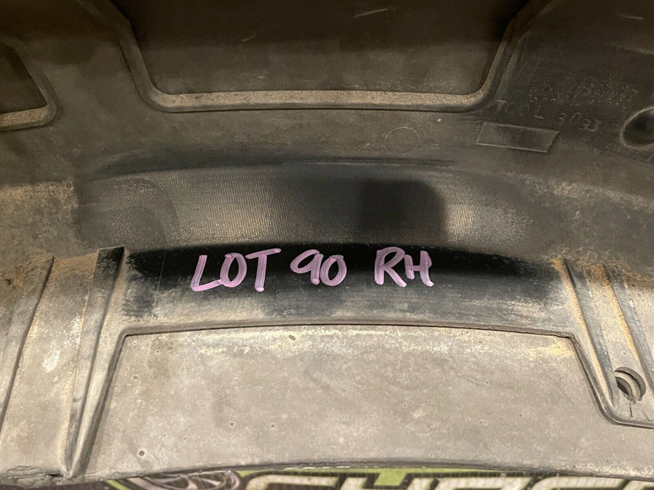 2017-19 FORD F450 DUALLY FRONT RIGHT FENDER FLARE MAGETIC GRAY J7 OEM *READ DESC