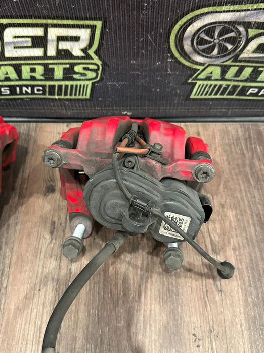 2018-2024 LAMBORGHINI URUS FRONT REAR CARBON CERAMIC BRAKE CALIPERS OEM