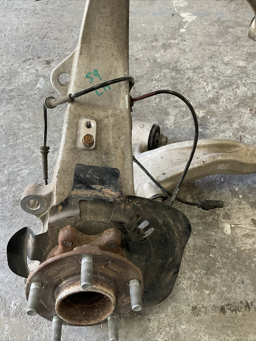 2010 NISSAN 370Z FRONT LEFT SUSPENSION KNUCKLE HUB CONTROL ARM OEM 2009-2020