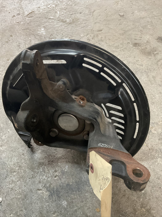 2017 SUBARU BRZ FRONT LEFT SPINDLE KNUCKLE HUB BRAKE SHIELD OEM