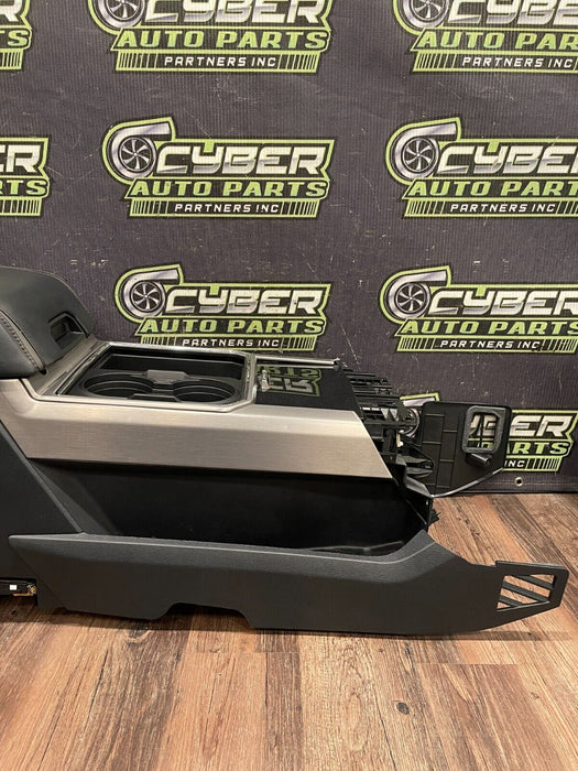 2020-22 FORD F250 F350 PLATINUM CENTER CONSOLE ASSEMBLY OEM *WEARS/READ DESC*