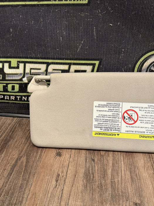 2017 NISSAN TITAN XD RESERVE FRONT LEFT RIGHT SUN VISORS OEM