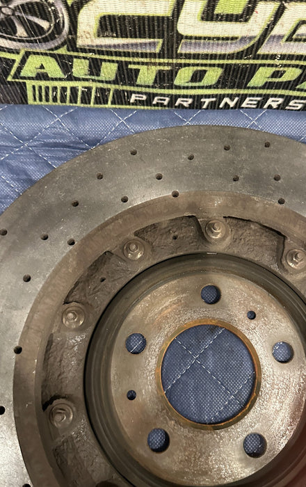 2021 AUDI R8 LEFT DRIVER CARBON CERAMIC BRAKE ROTOR OEM 4S0 615 602 A ~READ!!~