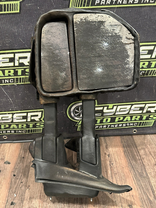 2017-2022 FORD F250 F350 F450 XLT DRIVER LEFT TOW MIRROR OEM ~FIRE DAMAGE~