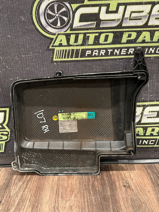 2014 AUDI R8 CARBON FIBER ENGINE BAY SET OEM (4 PC) INTAKE COVERS & SIDE PANELS