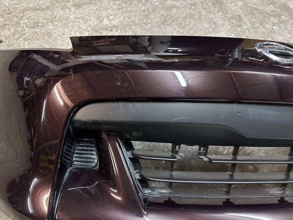 2010 NISSAN 370Z FRONT BUMPER COVER BLACK CHERRY *NAG OEM ~MINOR WEAR/SCRATCHES~