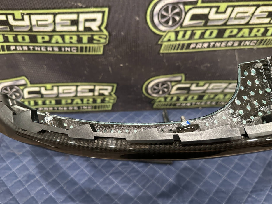 2014 AUDI R8 DASH DASHBOARD CARBON FIBER COVER FRAME 423 857 171 OEM