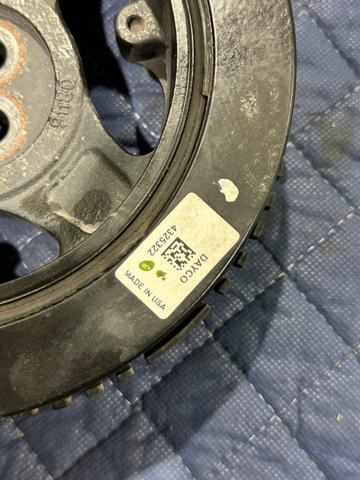 2017 NISSAN TITAN XD CUMMINS 5.0 DIESEL CRANKSHAFT PULLEY OEM 4325322