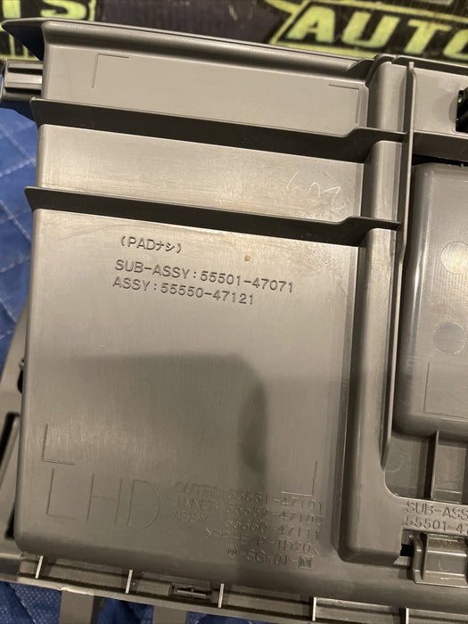 2014 TOYOTA PRIUS V STORAGE GLOVEBOX GLOVE BOX 55501-47071~MINOR WEARS~