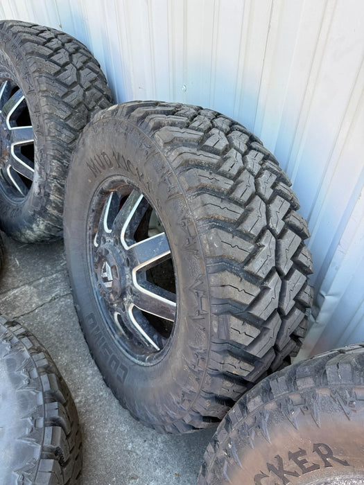 FORD F350 DRW DUALLY FUEL MAVERICK 20" WHEELS 37" MUDKICKER TIRES 8X200