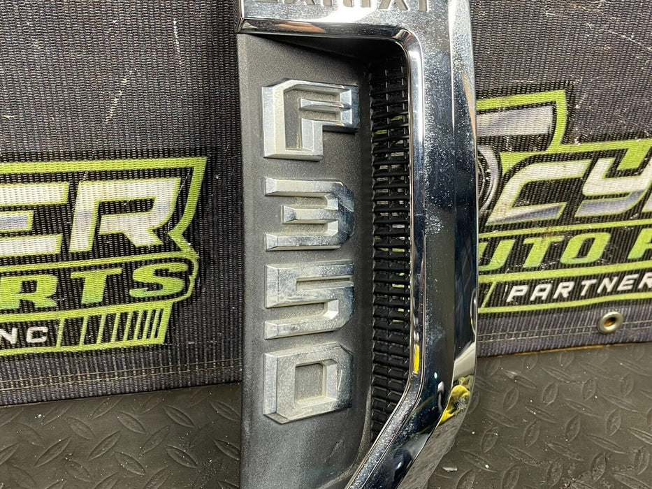 2017 2018 2019 2020 2021 FORD F350 LARIAT DIESEL 6.7L LH FENDER EMBLEM OEM