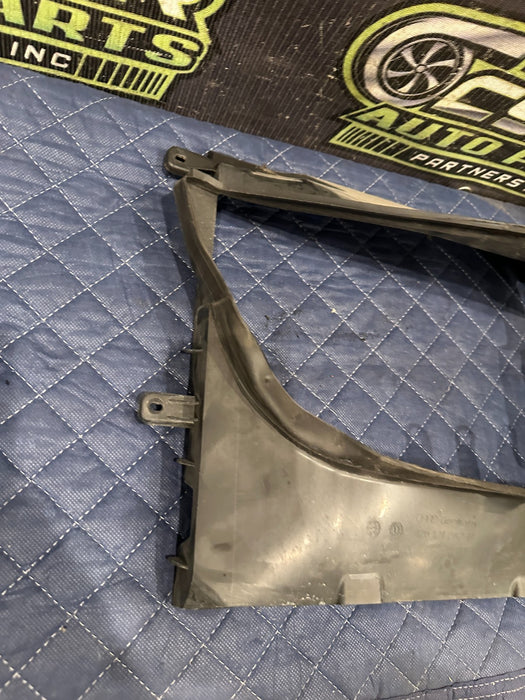 2014 AUDI R8 FRONT RIGHT PASSENGER FAN SHROUD OUTER DUCT 420 121 282 B