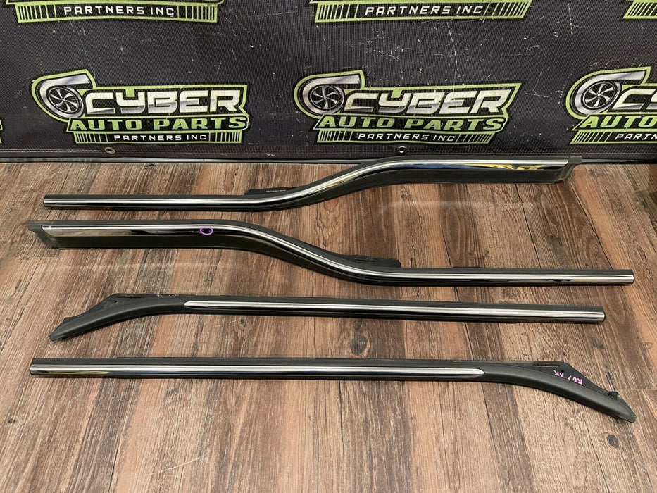 2021 FORD F250 F350 F450 FRONT REAR LEFT RIGHT CHROME DOOR STRIPS SET OEM (READ)