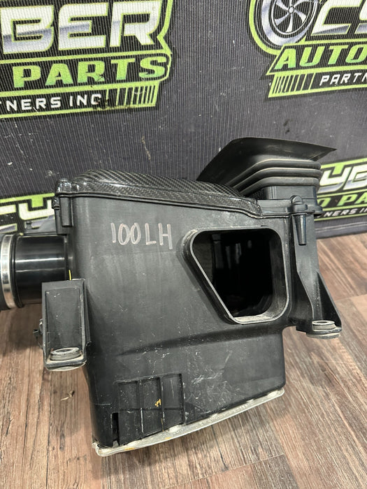 2017 AUDI R8 V10 OEM GENUINE AIR INTAKE BOXES LH RH WITH CARBON FIBER LIDS OEM