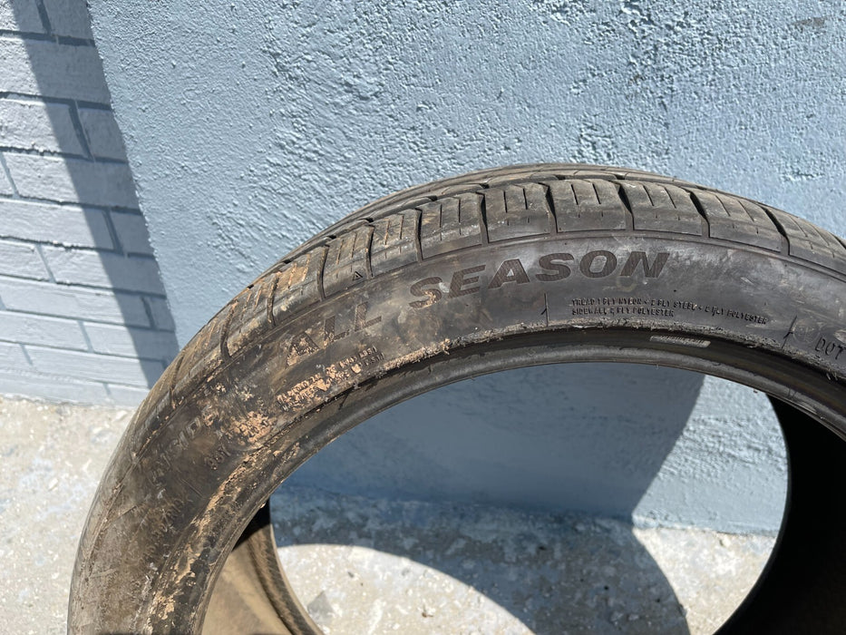 2018 NISSAN 370Z FRONT TIRE MICHELIN PILOT SPORT A/S 3+ 275/35ZR19