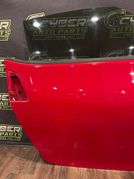 2017 NISSAN 370Z NISMO PASSENGER RIGHT DOOR OEM (SOLID RED) *LIGHT SCUFFS* READ!