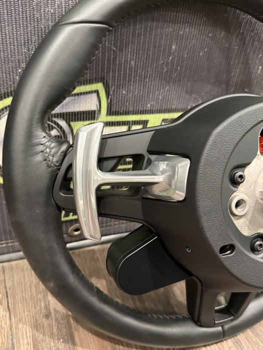 2014 PORSCHE 911 TURBO S 991.1 TO 991.2 CONVERSION BLACK STEERING WHEEL OEM