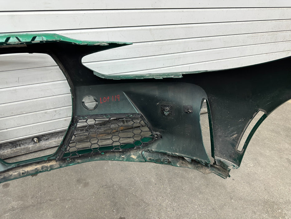 2024 BMW M3 M4 G80 G82 FRONT BUMPER OEMISLE OF MAN GREEN C4G *FLAWS 4-17, 19-21*