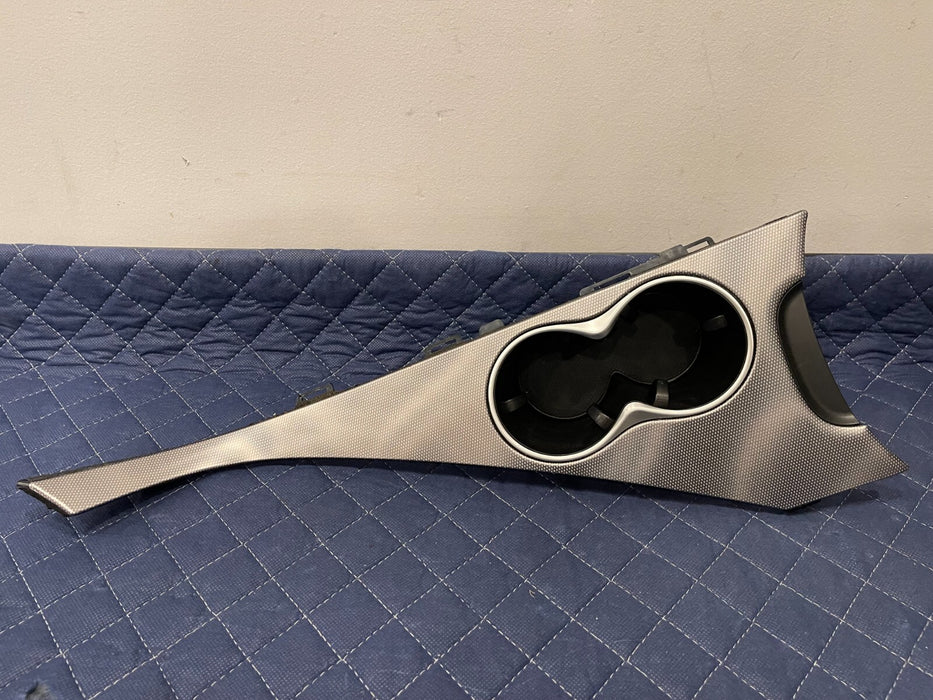 2017 INFINITI Q50 RED SPORT CENTER CONSOLE CUP HOLDER SURROUND TRIM OEM