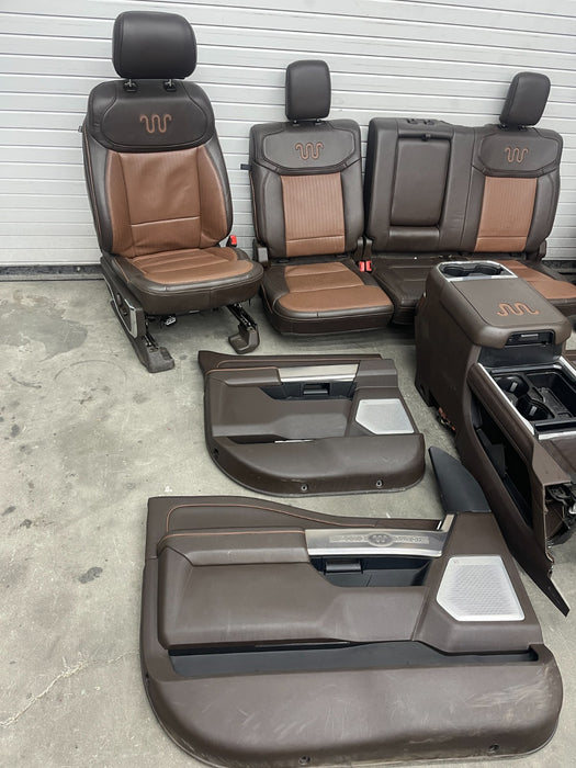 2023 2024 2025 FORD F250 F350 F450 KING RANCH INTERIOR SEATS CONSOLE DASHBOARD
