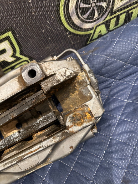 2014 AUDI R8 BREMBO REAR LEFT CARBON CERAMIC BRAKE CALIPER OEM *SCATCHES FLAW*