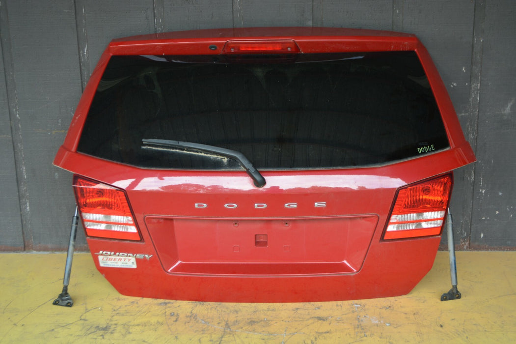 2017 DODGE JOURNEY REAR TRUNK HATCH TAIL GATE LID GLASS OEM GENUINE RED 2011-17