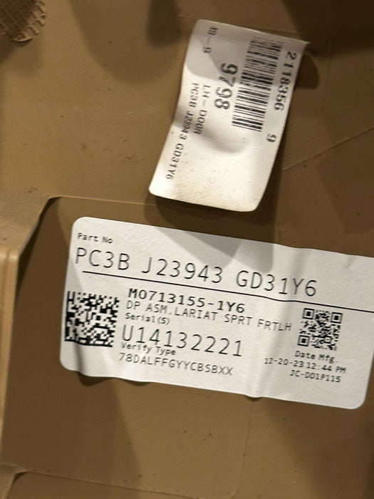 2023 2024 FORD F250 F350 F450 LARIAT FRONT LEFT DRIVER DOOR PANEL OEM