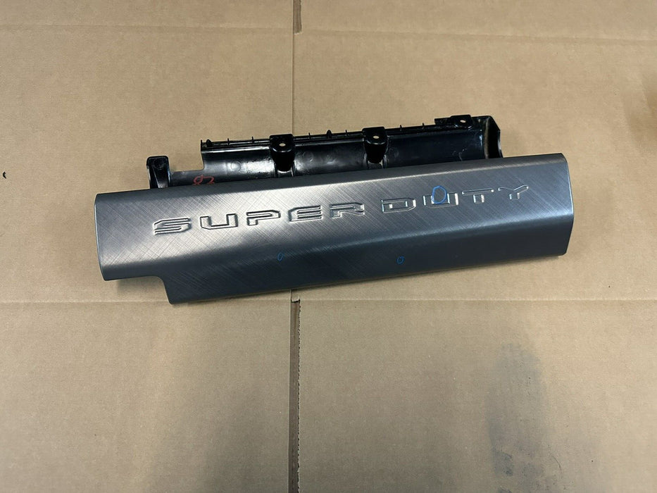 2017-2019 FORD F250 F350 LIMITED SUPER DUTY UPPER PLATINUM GLOVE BOX OEM *DENTS*