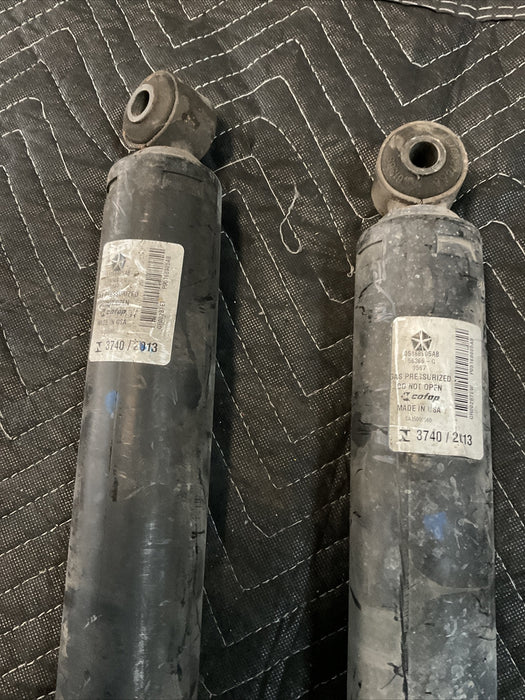 2018 DODGE RAM 3500 LARAMIE 4X4 6.7L REAR STRUT PAIR OEM 62K MILES 05168905AB