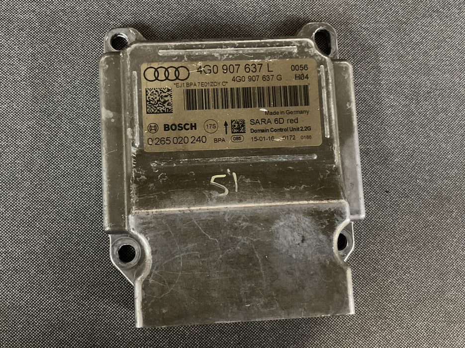 2017 AUDI R8 QUATTRO YAW RATE CONTROL MODULE 4G0907637L OEM 4G0 907 637 L