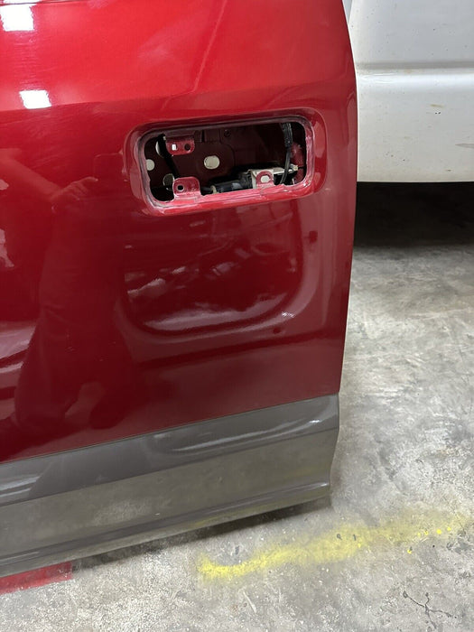 2017-2022 FORD F250 F350 REAR LEFT DRIVE DOOR TWO-TONE RUBY RED, CARIBOU (RR,H5)